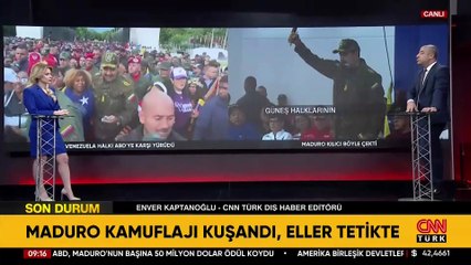CNN TÜRK Dış Haber Editörü perde arkasını anlattı: Maduro'nun kılıcı savaş ilanı mı?