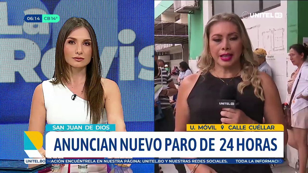Anuncian nuevo paro de 24 horas en centros de salud y hospitales cruceños