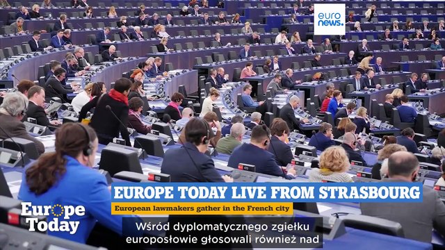 Europe Today: Valdis Dombrovskis, komisarz UE ds. gospodarki, reaguje na ukraiński plan pokojowy