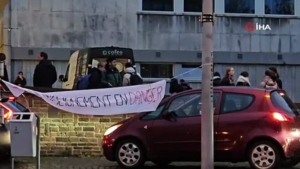 Belçika’da grevin üçüncü gününde hayat durdu