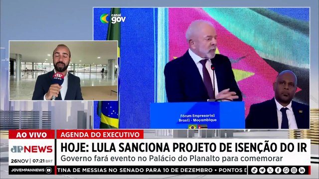 Lula sanciona projeto de isenção do IR