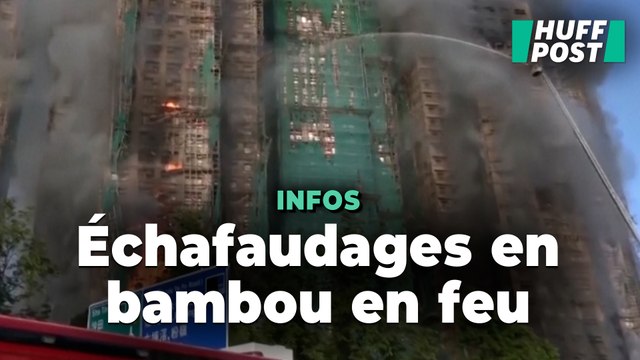 À Hong Kong, l’incendie d’un complexe résidentiel fait au moins quatre morts