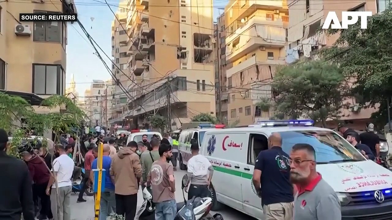 Mass Funeral in Beirut After Israeli Strike Kills Top Hezbollah Commander Haytham Tabtabai | APT