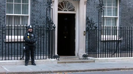 PM leaves Downing Street for Commons on Budget Day