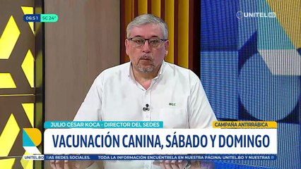Sedes Santa Cruz anuncia la campaña de vacunación antirrábica este 29 y 30 de noviembre