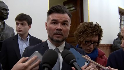 Rufián apoya a Sánchez aunque Ábalos entre en la cárcel: "Es cosa de tres jetas"