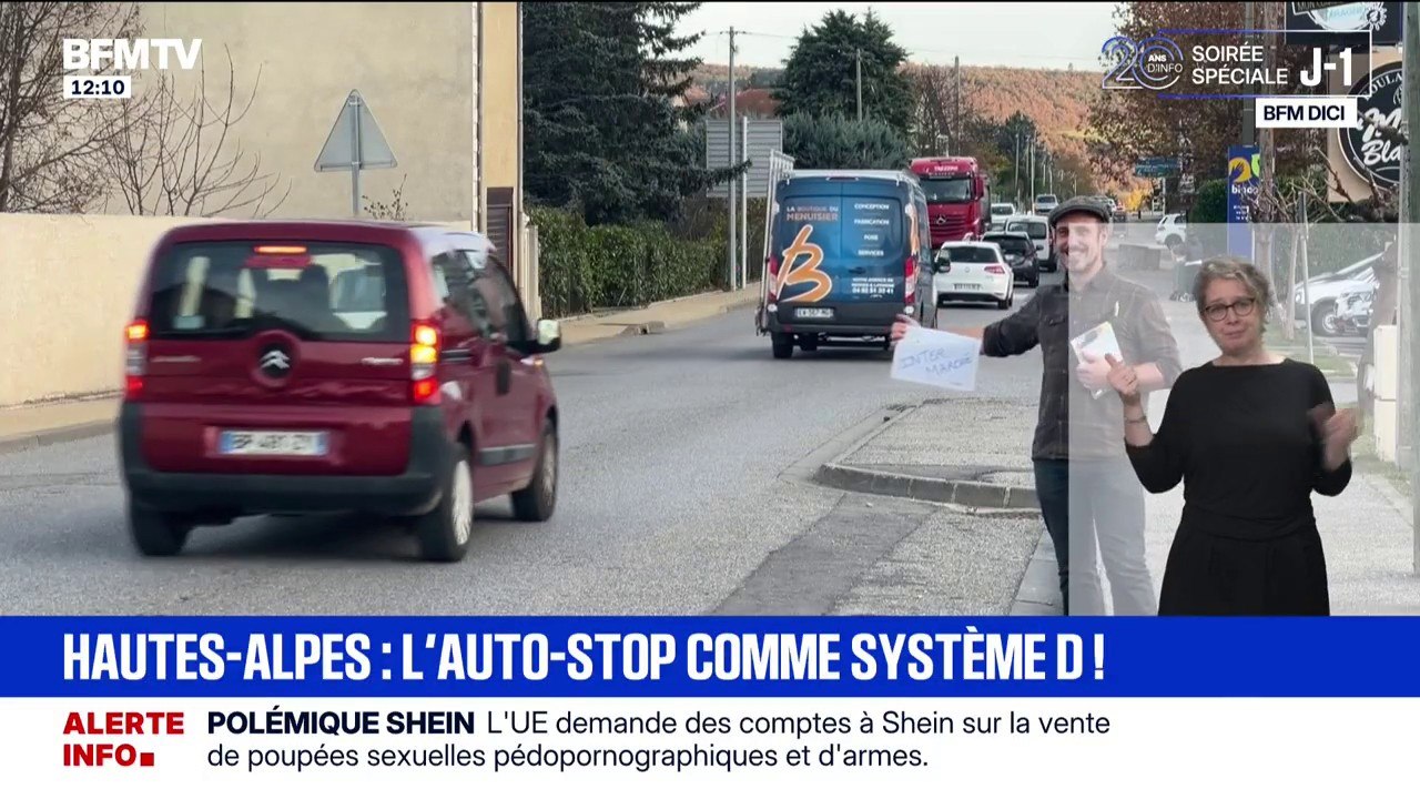 Hautes-Alpes: l'auto-stop, une alternative pour pallier le manque de transports en commun