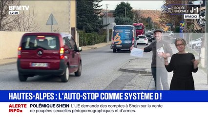 Hautes-Alpes: l'auto-stop, une alternative pour pallier le manque de transports en commun