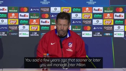 'I can imagine managing Inter one day' - Simeone on his future