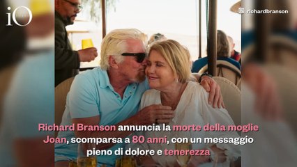 Richard Branson dedica l'ultima lettera d'amore alla moglie Joan, morta a 80 anni: «La mia luce guida»