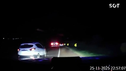 PRF flagra veículo em fuga e apreende mais de 160 kg de maconha em Ubiratã; Veja o momento da fuga