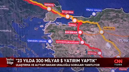 Ulaştırma ve Altyapı Bakanı Abdulkadir Uraloğlu, Türkiye'nin altyapı projelerini ve uluslararası ulaşım koridorlarını Tarafsız Bölge'de anlattı