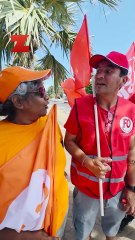 Jessie Moreau - Déléguée syndical de la CFDT & Stéphane Lebon - Délégué syndical FO