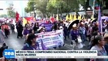 Claudia Sheinbaum firma Compromiso Nacional Contra la Violencia Hacia las Mujeres