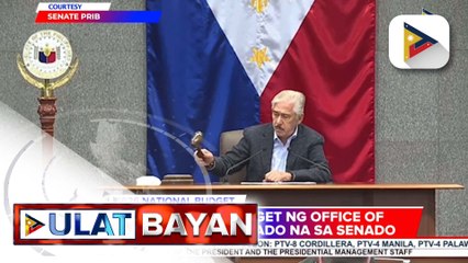 Panukalang budget ng Office of the President, pasado na sa Senado