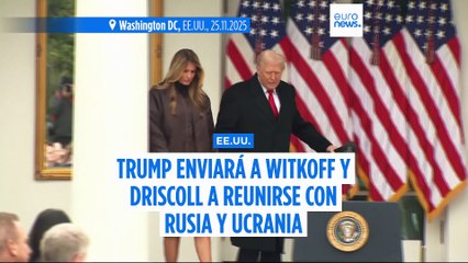 Trump dice que enviará a Witkoff y Driscoll a reunirse con Putin y funcionarios ucranianos tras "afinar" el plan de paz