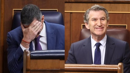 Sánchez se mofa de que Feijóo se traba y le acusa de haber firmado "obediencia ciega" con Ayuso