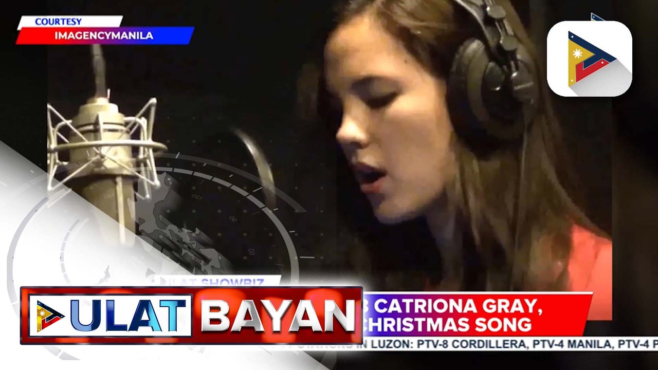 Miss Universe 2018 Catriona Gray, may handog na Christmas song | ulat ni Ice Martinez