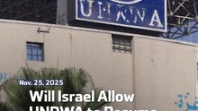 Will Israel Allow UNRWA to Resume Aid Deliveries?