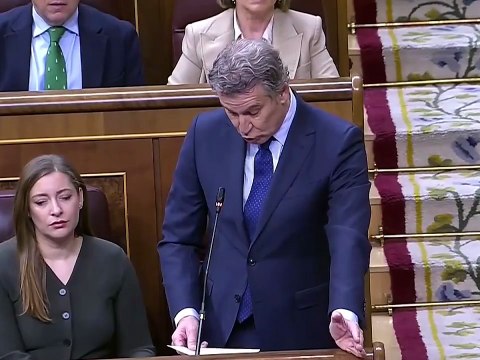 Sánchez: Eso de pedir perdón por decir lo que uno piensa le pasará a usted, señor Feijóo, a mí no me pasa .