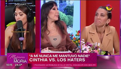 Cinthia Fernández se arrepintió de bailar en tanga y Moria la cruzó: "Tenés algo en la cabeza"