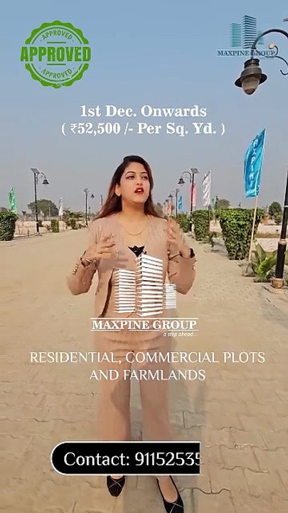 High-Growth Commercial Plot Near Jewar Airport  Maxpine Group