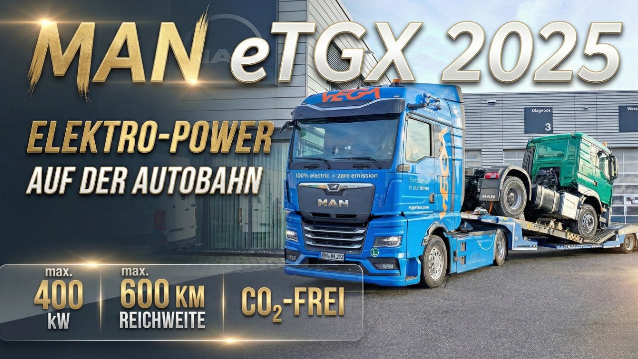 CO₂-frei und effizient: MAN eTGX bei der Neufahrzeug-Auslieferung