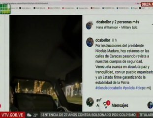 Vpdte. Sec. Cabello: Venezuela avanza en absoluta paz y tranquilidad con un pueblo organizado