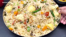 Best Veg Yakhni Pulao Recipe｜Easy Lunch Recipe｜Restaurant Style