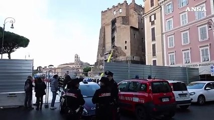 Dissequestro alla Torre dei Conti, al via lavori sicurezza