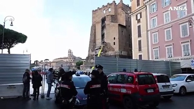 Dissequestro alla Torre dei Conti, al via lavori sicurezza