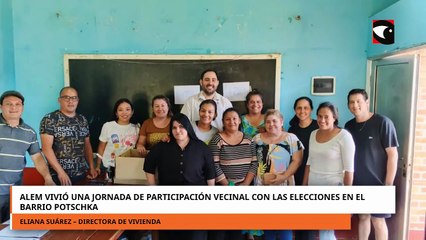 Alem vivió una jornada de participación vecinal con las elecciones en el barrio Potschka.mp4