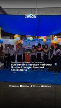 SDN Banding Rayakan Hari Guru Nasional dengan Semarak Pentas Ceria