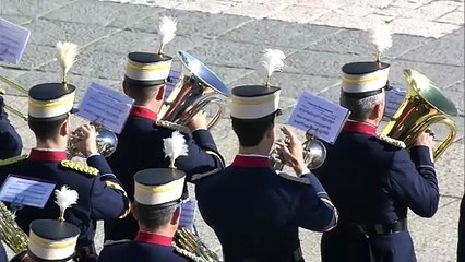 Los reyes reciben con honores al presidente de Alemania en su viaje de Estado a España