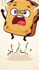 The Toast That Panicked Mid-Air 🍞💨😂