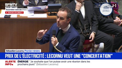 Prix de l’électricité: Sébastien Lecornu estime que "les consultations" à venir avec les formations politiques “vont permettre d’avancer”