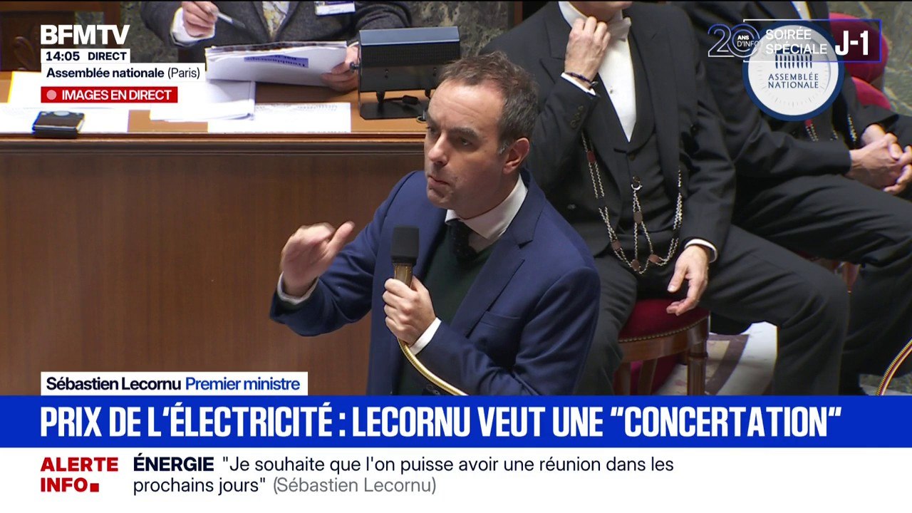 Prix de l’électricité: Sébastien Lecornu estime que "les consultations" à venir avec les formations politiques “vont permettre d’avancer”