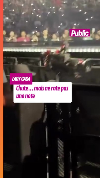 Même une chute ne peut arrêter la légende qu’est Lady Gaga