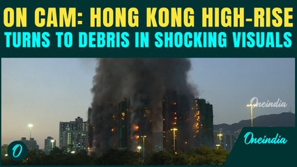 Caught On Cam: Hong Kong High-Rise ENGULFED in Minutes | TERRIFYING Visuals Leave Residents STUNNED