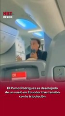 🛫 El cantante José Luis “El Puma” Rodríguez fue desalojado de un vuelo en Ecuador rumbo a Miami tras una fuerte discusión con la tripulación.