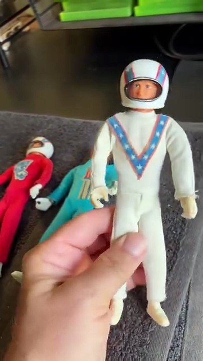 1972 Ideal Evel Knievel 7 inch Bendy Figures