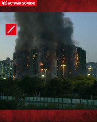 Al menos cuatro muertos al incendiarse un complejo residencial en Hong Kong