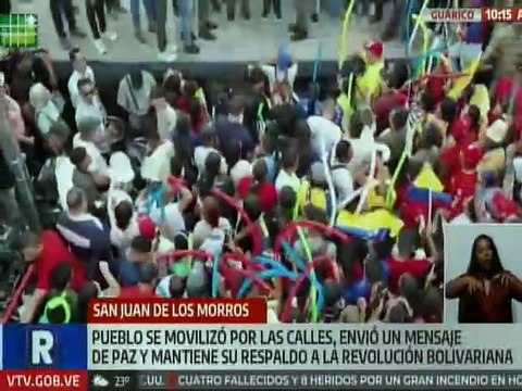 Guárico | 6 mil ciudadanos se movilizaron en respaldo al presidente Nicolás Maduro