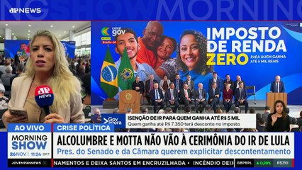 RACHA no governo? Alcolumbre e Motta IGNORAM cerimônia do IR de Lula e Lira é VAIADO