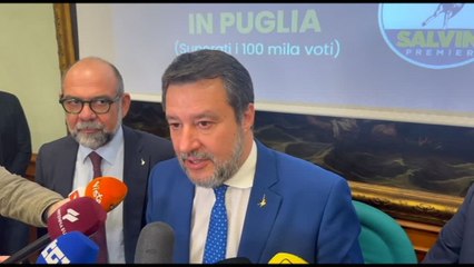 Regionali, Salvini: al sud ci hanno dato fiducia, faremo ancora di più