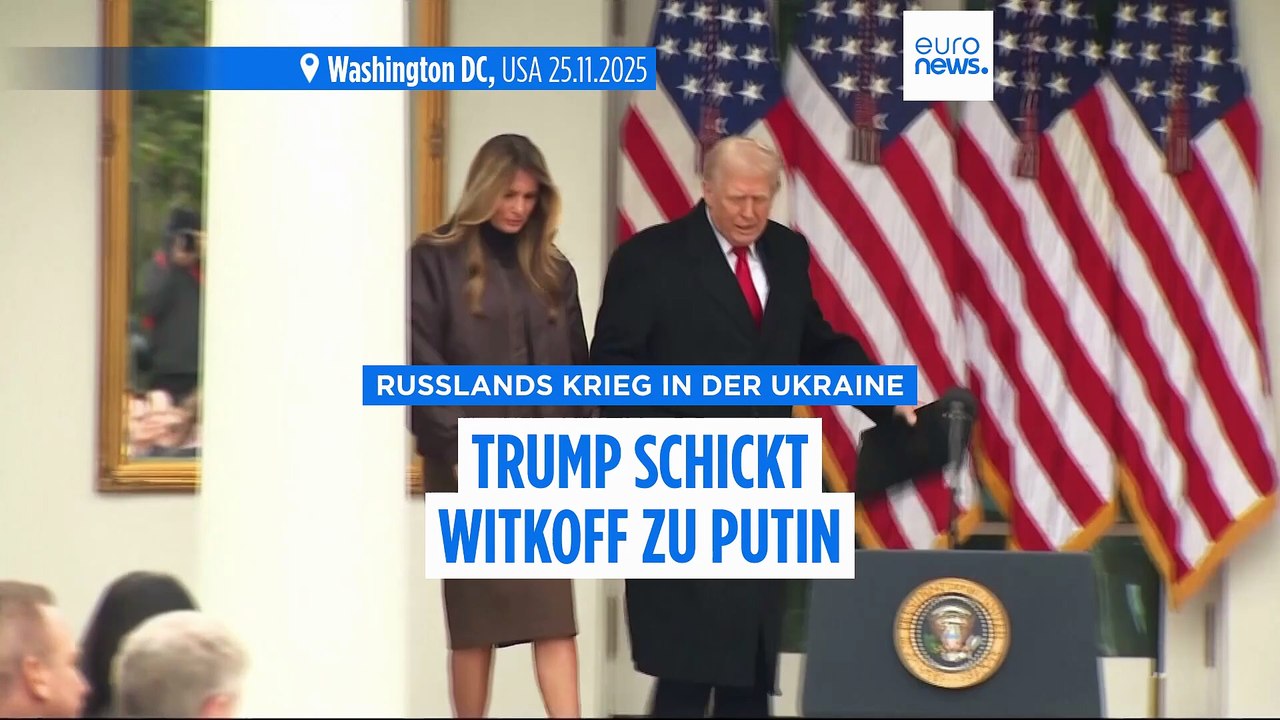 Trump sieht 'enorme Fortschritte', Krieg in der Ukraine zu beenden