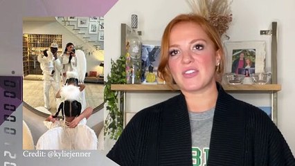 Kylie Jenner & Daughter Stormi, 4, Rock Matching Angel Costumes For Halloween