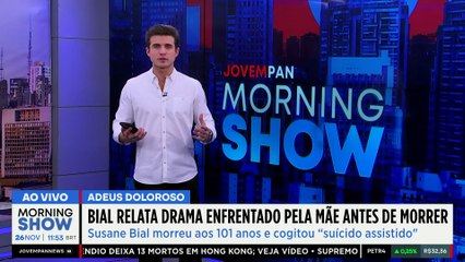 Bial relata DRAMA enfrentado pela mãe antes de MORRER: EUTANÁSIA deve ser PERMITIDA?