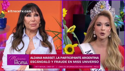 La inesperada reacción de Moria Casán cuando la candidata argentina a Miss Universo confirmó que es botinera