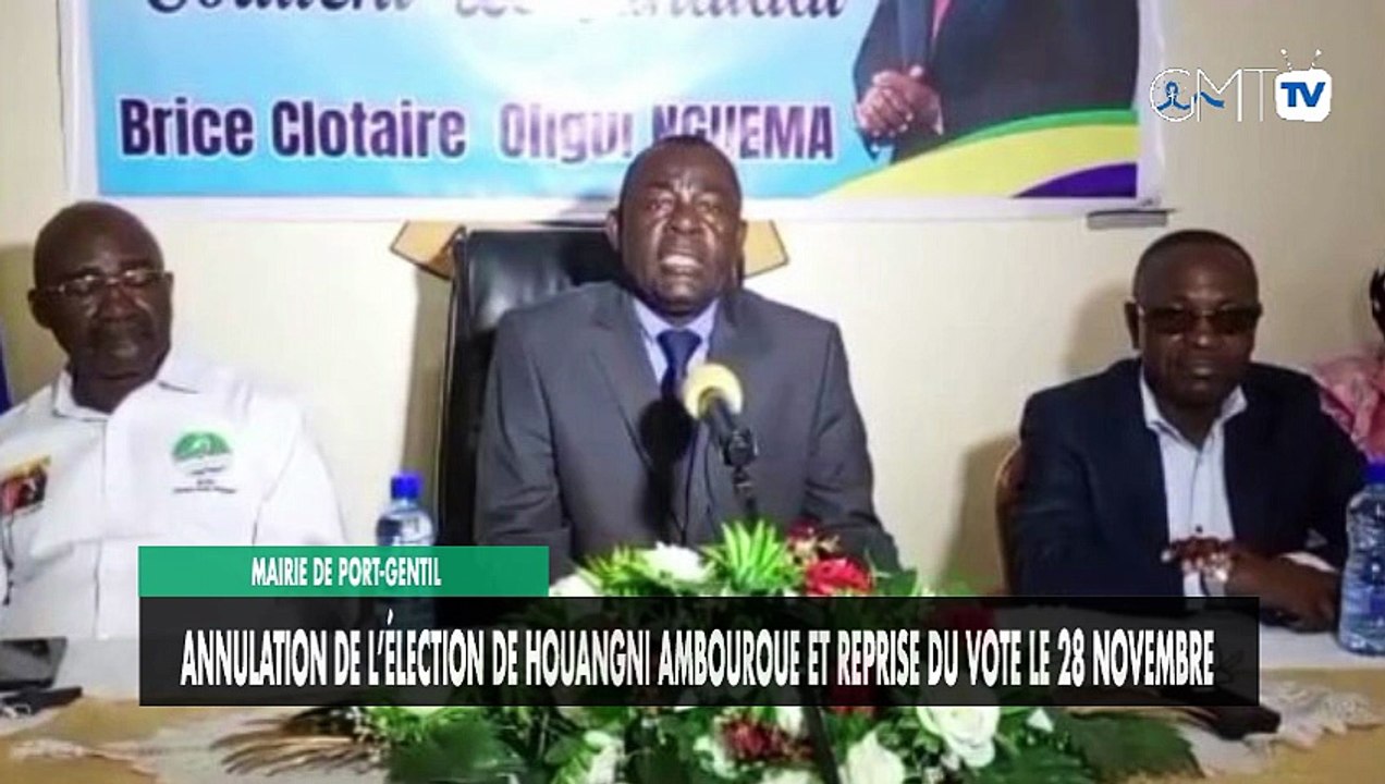 [#Reportage] Mairie de Port-Gentil : annulation de l’élection de Houangni Ambouroue et reprise du vote le 28 novembre